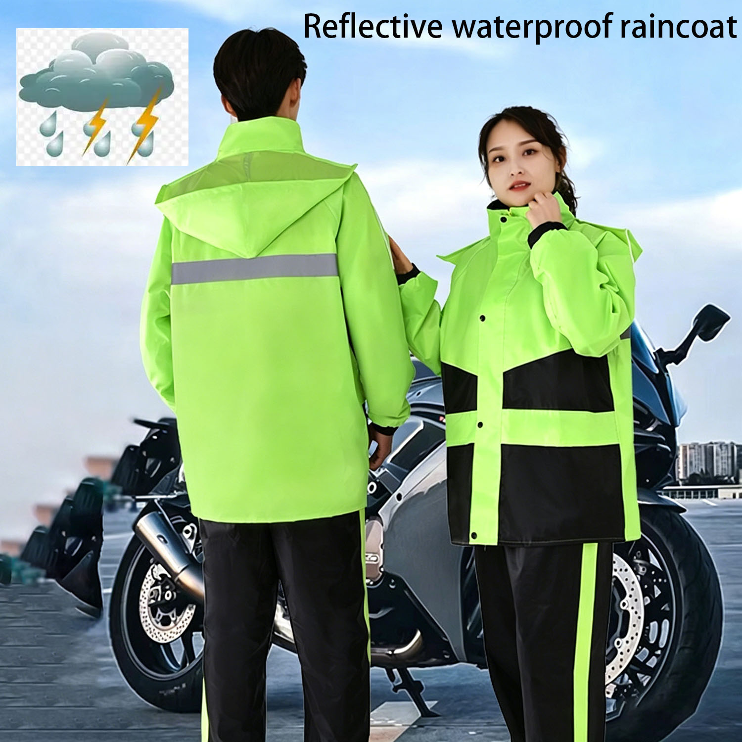 Motorcycle Gear For Woman - Мотоциклетные дождевики для мужчин и женщин,