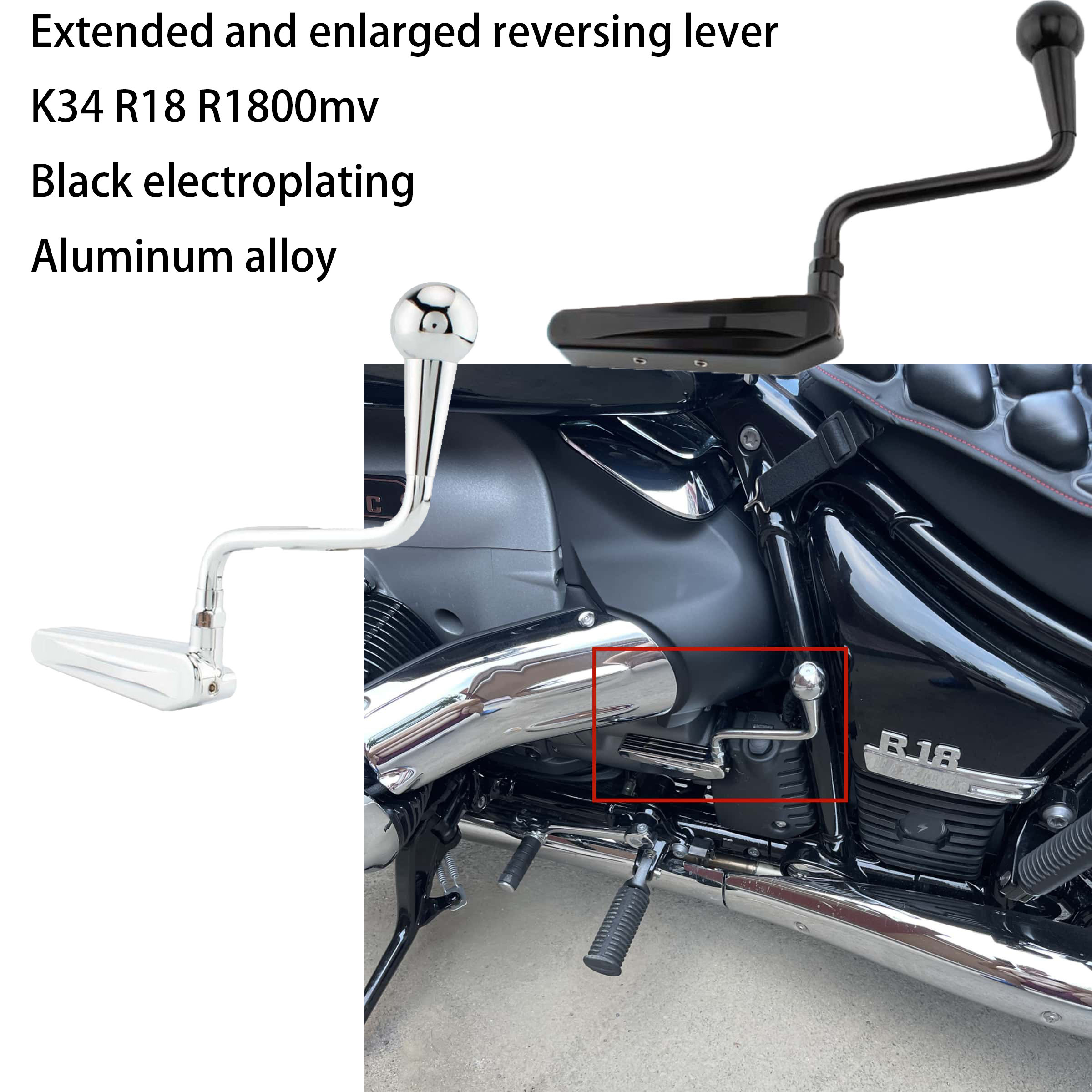 Motorcycle Gear Lever Extender - Мотоциклетный расширенный и увеличенный рычаг заднего