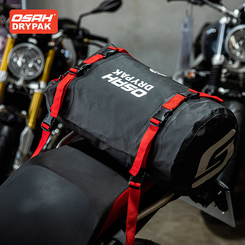 Motorcycle Gear Backpack - Серая мотоциклетная сумка OSAH, 25 л,