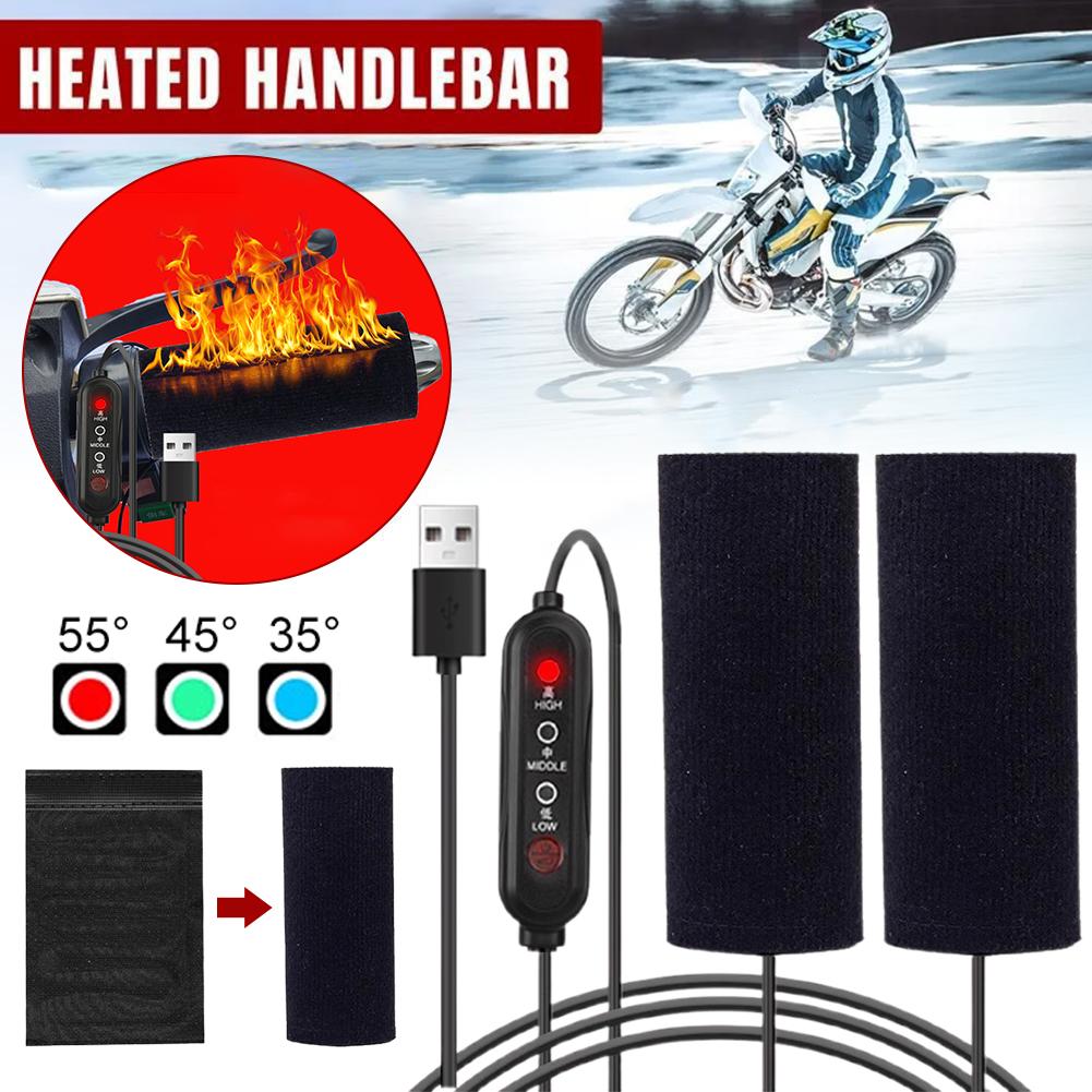 12 В 3-ступенчатая мотоциклетн – обзор и цена Handlebar Grip Heated