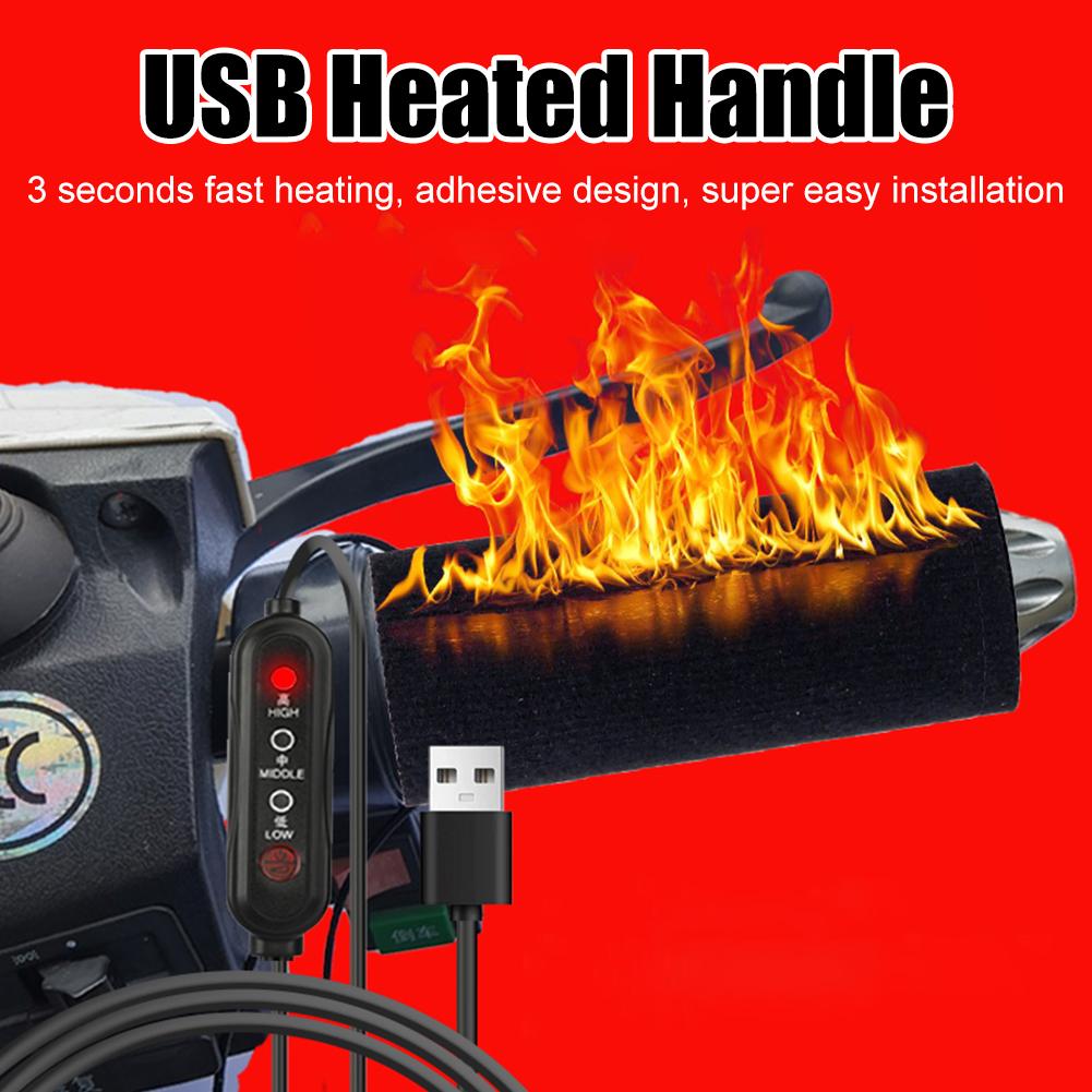 12 В 3-ступенчатая мотоциклетн – обзор и цена Handlebar Grip Heated